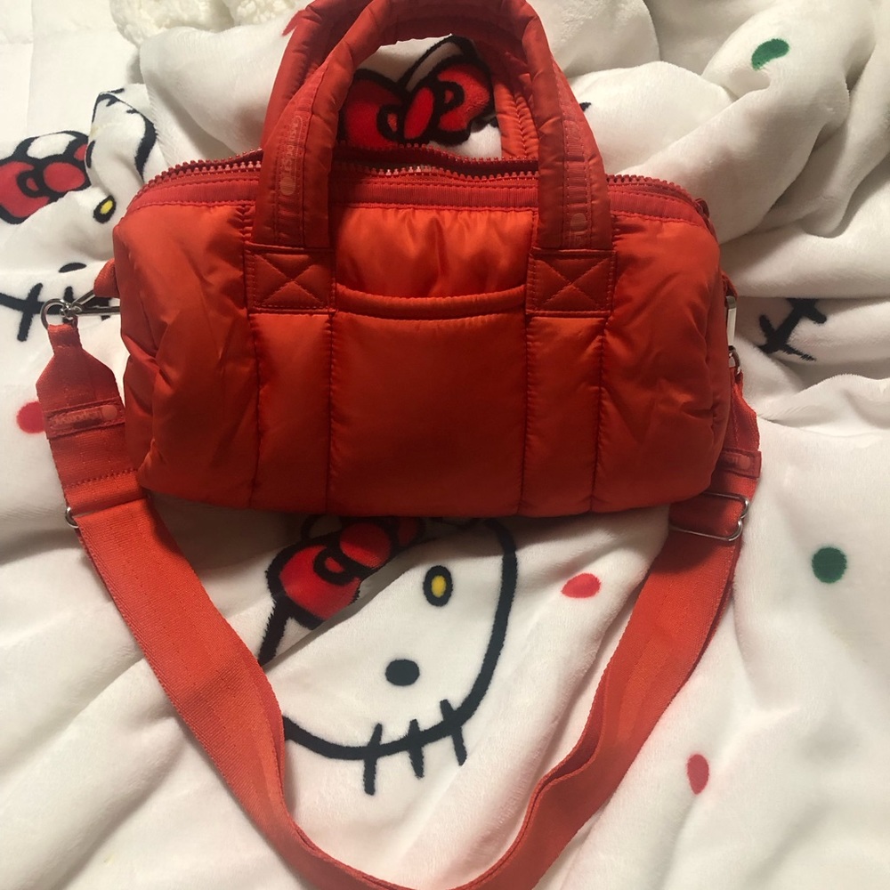 Sheen roll mini duffle bag